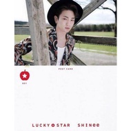 Shinee Official Lucky Star Post Card KEY
