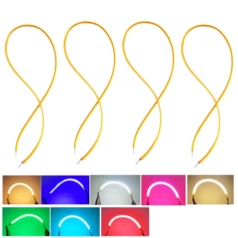 DIY LED Filament Flexible DC3V 38 60 80 95 125 130 145 185 200 255 300 360 450 460mm Edison Bulb Acc