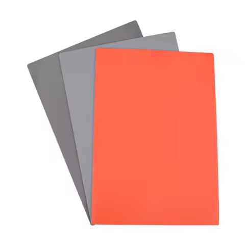 A4 Rubber Stamp Sheet for Laser Cutter and Engraving Machine with A4 Size 2.3mm Orange Grey