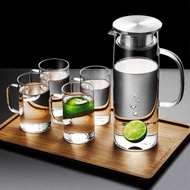 Stainless Steel Lid Glass Hot And Cold Water Bottle (1500ml)