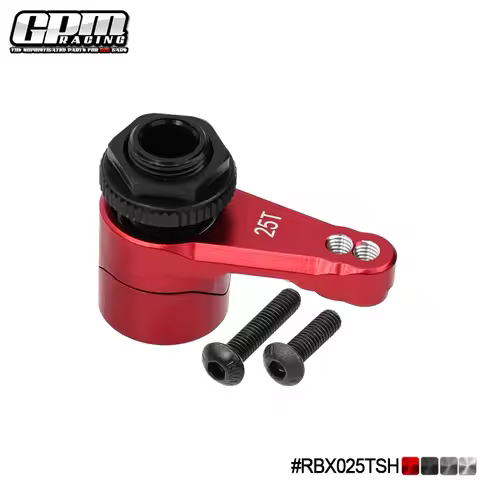 GPM Alloy 7075 25T Servo Horn & Built-In Spring For RBX10 LOSI 1/8 LMT LOS04022 AXIAL