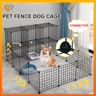 HoyjStackable Dog Cage Pet Fence Indoor Cat Dog Playpen Collapsible Dog House Cage For Rabbit Puppy