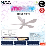 MAVA MOODY 56 Inches DC Motor 9R+9F Speed Wifi Smart Control 5 Blades 3C LED RGB Ambient Light Wifi