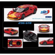1/64 Mini GT x BBR Ferrari 296 GTB Assetto Fiorano – Rosso Corsa