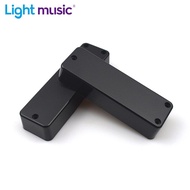 3 Hole Electric Bass Pickup Sealed Cover Solid ABS Matt Pickup Cover 100/108.5X32x20.1Mm Black Guitar Parts