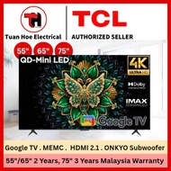TCL 55C6K 65C6K 75C6K 55" 65" 75" 4K Mini LED Google TV C6K Series [TNG REBATE]