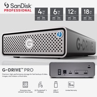 SanDisk Professional G-DRIVE PRO 4TB ,6TB, 12TB ,18TB ( SDPH51J )Enterprise-Class Desktop Drive, Thunderbolt 3 (20Gbps), USB-C (5Gbps), 7200RPM Ultrastar Drive Inside  HDD ฮาร์ตดิสก์ ประกัน Synnex 5 ปี