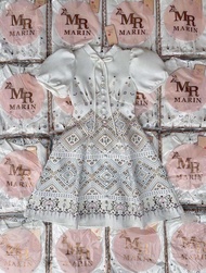 ชุดเดรสผ้าไทยงานป้าย งานตามหา มีไซส์สาวอวบS-3xl