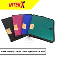 InterX Monthly Planner Cover Agenda A5 + Refill AGX 10A5