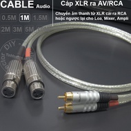 Dây AV ra Canon cái 1 cặp DIY 0.5M đến 3M - Cáp XLR cái ra AV đực