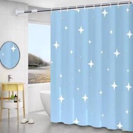 Blue Star Shower Curtain 240x180cm (NEW) 全新加長藍星浴簾