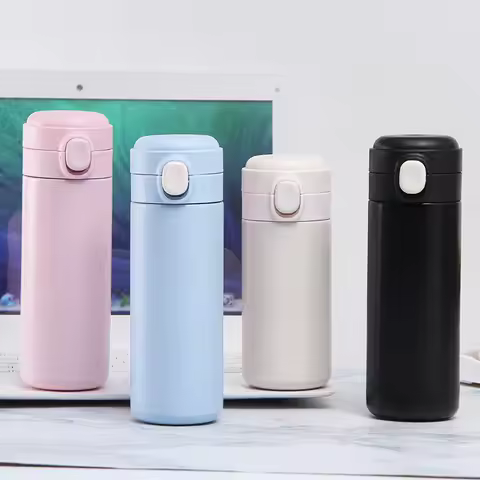 1pc 10oz/14oz 304 Stainless Steel Thermal Mug Tumbler Office Home Insulated Coffee Cup Insulated Cup