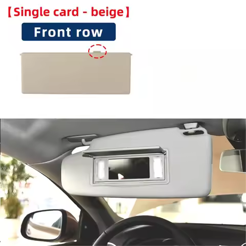 Gray Sun Visor Makeup Mirror Cover For Volvo V40 2013-2018 S60 31377713-1 Vanity Mirror Cap