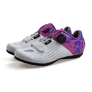 SANTIC Adults  Road Bike Shoes Breathable Anti-Slip Cushioning Cycling / Bike Cycling Shoes Purple P
