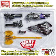 BAIWEI Transformable Robot - 6022A Upgrade kit ( Weapon set for Studio Series SS05 SS32 SS44 Optimus