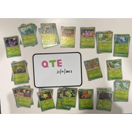 Pokemon TCG SV 151 Reverse Holo Paras Parasect Bellsprout Weepinbell Victreebel Tangela Venomoth Ven