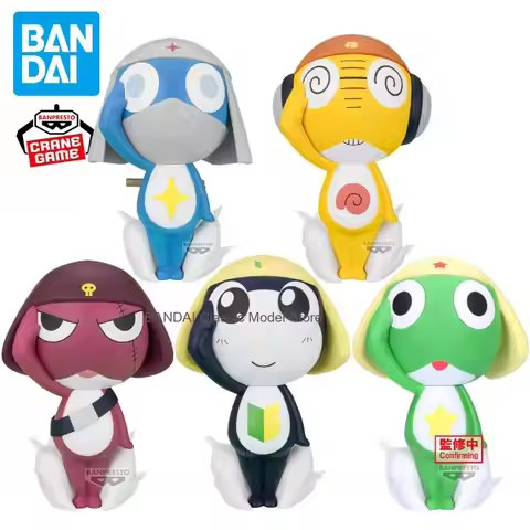In Stock Original BANPRESTO SOFVIMATES Sergeant Keroro Tamama Giroro Kururu Dororo 18cm Animation Fi