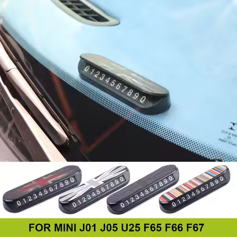 For Mini Cooper S E SE J01 J05 Aceman Countryman U25 F65 F66 F67 JCW Leather Car Temporary Parking C
