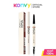 KMA 2In1 Fix It Eyebrow 0.16g เคเอ็มเอ ดินสอเขียนคิ้วแท่งหมุนแบบออโต้ ติดทนนาน #N2