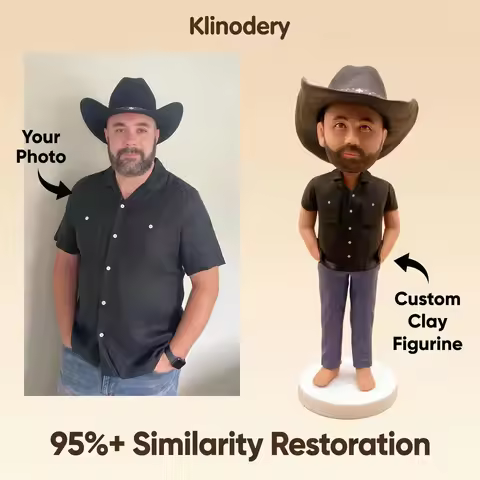 Handmade Custom Bobbleheads Full Personalized Figurine from Photo Polymer Clay Unique Gift for Any O