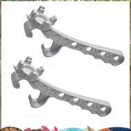 2pack Multifunction Aluminum Bucket Opener, 5 Gallon Pail Opener, Metal Bucket Opener, Lid Remover O