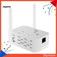 Skym* 1200Mbps WiFi Range Extender Dual Band 24GHz 5GHz High Speed Wide Range Anti-interference Smart Indicator Enhanced Signals EU Plug Wireless Repeater Internet Amplifier Networ