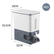 Automatic Bigas Dispenser Airtight Kitchen Container 8kg Sealed Freshness Rice Cereal Storage Organi