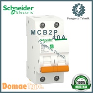 SCHNEIDER MCB DOMAE 2P 40A 6 kA / 2 Phase 6kA 40A