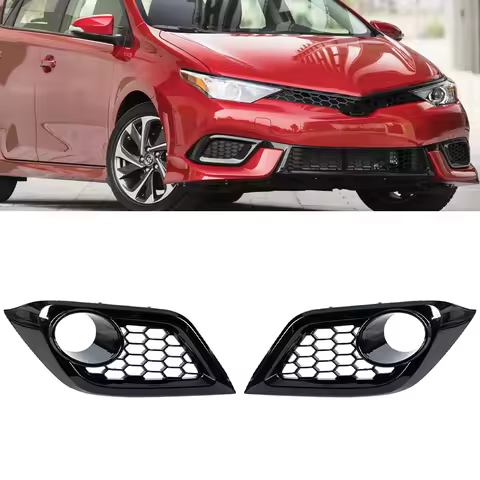 Car Front Bumper Grille Fog Light Cover For Toyota COROLLA IM 2016 2017 2018 Front Honeycomb Grille 