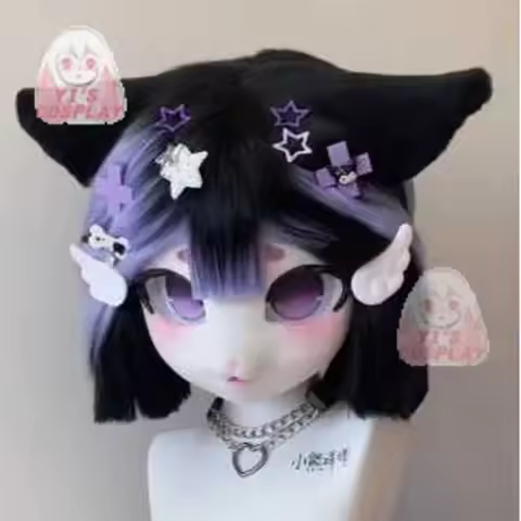 Customized Fursuit Head Yis Cosplay Furry Head Kigurumi Fursuit Handmade Role Play Headsets Beast Ki