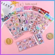 Tutoring ̊+Bumpukses 50 (Pcs) Random Embossed Stickers / Character Stickers / Children's Stickers / 