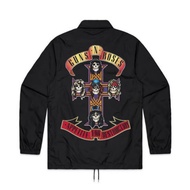 COACH JACKET GUNS N ROSES - APPETITE FOR DESTINATION | GNR JACKET | BLACK DISTRO WINDBREAKERS FOR ME