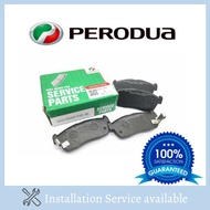 (100% ORIGINAL) PERODUA MYVI LAGI BEST &amp; AXIA &amp; BEZZA - FRONT BRAKE PAD ( 2010-2017)