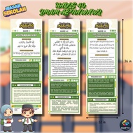 BUNTING HADIS 40 IMAM NAWAWI SAIZ BESAR 1X3FT
