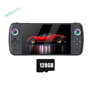 M27 Retro Handheld Video Game Console 7.0 Inch Big Screen 128G 30000 Games Portable Game Player Supp