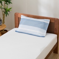 NITORI Pillow Cover PT36 Striped Pattern BL