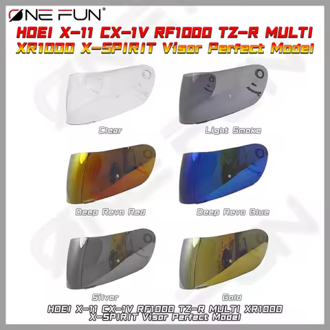 Helmet Visor For Shoei X11 CX-1V X9 RF1000 TZ-R MULTI XR1000 X-SPIRIT11 Multitec TZ-R Helmet Visor L