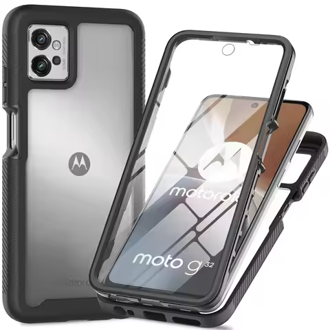 Armor Shockproof Case with PET Screen Protector For Motorola Moto G32 G42 G52 G82 5G E13 G13 G23 G53