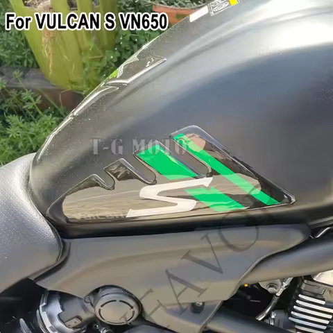 For VULCAN S VULCAN-S 650 VN650 Motorcycle Tank Pad StickersDecal Fuel Oil Kit Knee Protector