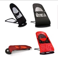 Foldable Baby Balance Chair Rocker Bouncer Chair 3 Steps Adjustable Height Baby Bouncer Mesh Type Ba