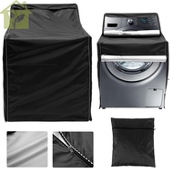 Washing Machine Cover Waterproof 210D Oxford Cloth Dryer Dustproof Cover Heavy-Duty Dryer Washer Cover SHOPABC5701