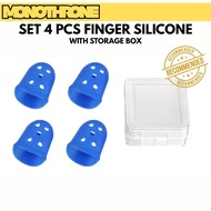 Guitar String Protector Rubber Silicone Guitar Protector Silicon Finger Pick Guitar Protector Finger