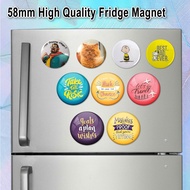 [FRIDGE MAGNET] OWN PHOTO Round Circle 58mm FRIDGE MAGNET