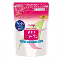 ✪✪✪  Meiji Amino Premium Collagen Refill whitening Powder Premium 28days 196G ✿✿                           ‮ Sponges Sponges