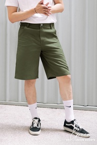 Simple&amp;Raw - กางเกงขาสั้น SK852 Union Shorts (Green)