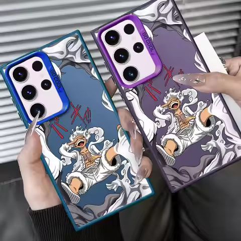 Case for Samsung Galaxy S25 S20 Plus S21 Note 20 Ultra S23 S24 FE S22 S23 Soft Shell O-One PieceS Lu