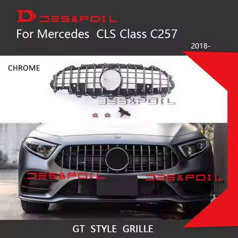 New CLS C257 GT Grill For Mercedes Benz C257 Facelift Auto Front Grille 2019 CLS300 CLS350 CLS450 CL