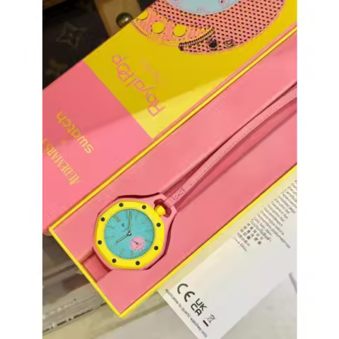 New AP SWATCH Joint Watch Quartz Strap AP Swatch Logo 1:1 Replica Royal Oak Pocket Watch Couple Watc