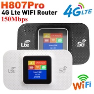 H807pro 3G/4G Lte WIFI Router 150Mbps Wireless WIFI Signal Repeater Unlock Modem Outdoor Hotspot WIFI Router With Sim Card Slot