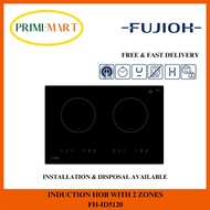 FUJIOH FH-ID5120 INDUCTION HOB WITH 2 ZONES - 2 YEARS FUJIOH WARRANTY + FREE DELIVERY